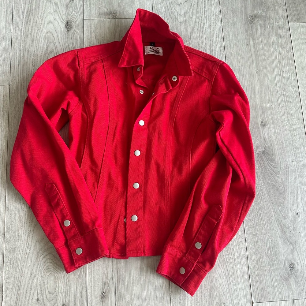 Red Jean Jacket